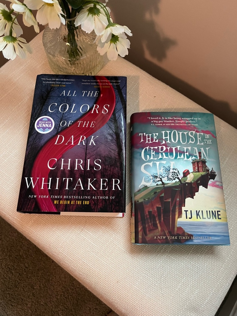 2 Hardcover Books / All The Colors of the Dark & The House on the Cerulean Sea